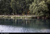 مسافران تابستانی در طاقبستان