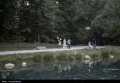 مسافران تابستانی در طاقبستان