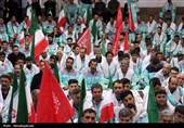 آیین بدرقه کاروان خدام‌الحسین(ع) به نجف اشرف