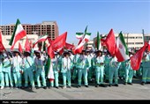 آیین بدرقه کاروان خدام‌الحسین(ع) به نجف اشرف