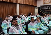 آیین بدرقه کاروان خدام‌الحسین(ع) به نجف اشرف