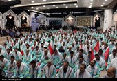 آیین بدرقه کاروان خدام‌الحسین(ع) به نجف اشرف