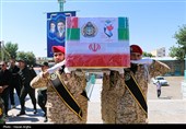 تشییع پیکر جانباز شهید ابراهیم صمدی - زنجان