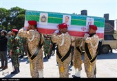 تشییع پیکر جانباز شهید ابراهیم صمدی - زنجان