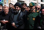 تشییع پیکر جانباز شهید ابراهیم صمدی - زنجان