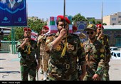 تشییع پیکر جانباز شهید ابراهیم صمدی - زنجان