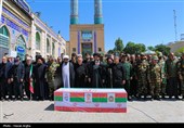 تشییع پیکر جانباز شهید ابراهیم صمدی - زنجان