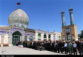 تشییع پیکر جانباز شهید ابراهیم صمدی - زنجان