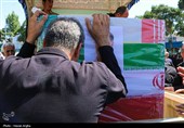 تشییع پیکر جانباز شهید ابراهیم صمدی - زنجان