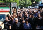 تشییع پیکر جانباز شهید ابراهیم صمدی - زنجان