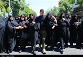 تشییع پیکر جانباز شهید ابراهیم صمدی - زنجان