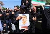 تشییع پیکر جانباز شهید ابراهیم صمدی - زنجان
