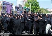 تشییع پیکر جانباز شهید ابراهیم صمدی - زنجان
