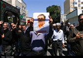 تشییع پیکر جانباز شهید ابراهیم صمدی - زنجان