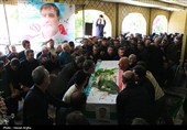 تشییع پیکر جانباز شهید ابراهیم صمدی - زنجان