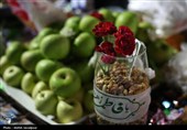 قاب‌هایی از بزرگ‌ترین سفره جهانی حضرت رقیه(س) در رشت