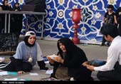 قاب‌هایی از بزرگ‌ترین سفره جهانی حضرت رقیه(س) در رشت