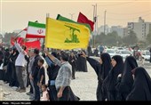 زنجیره انسانی «جان‌فدایان خلیج‌فارس» در بندرعباس