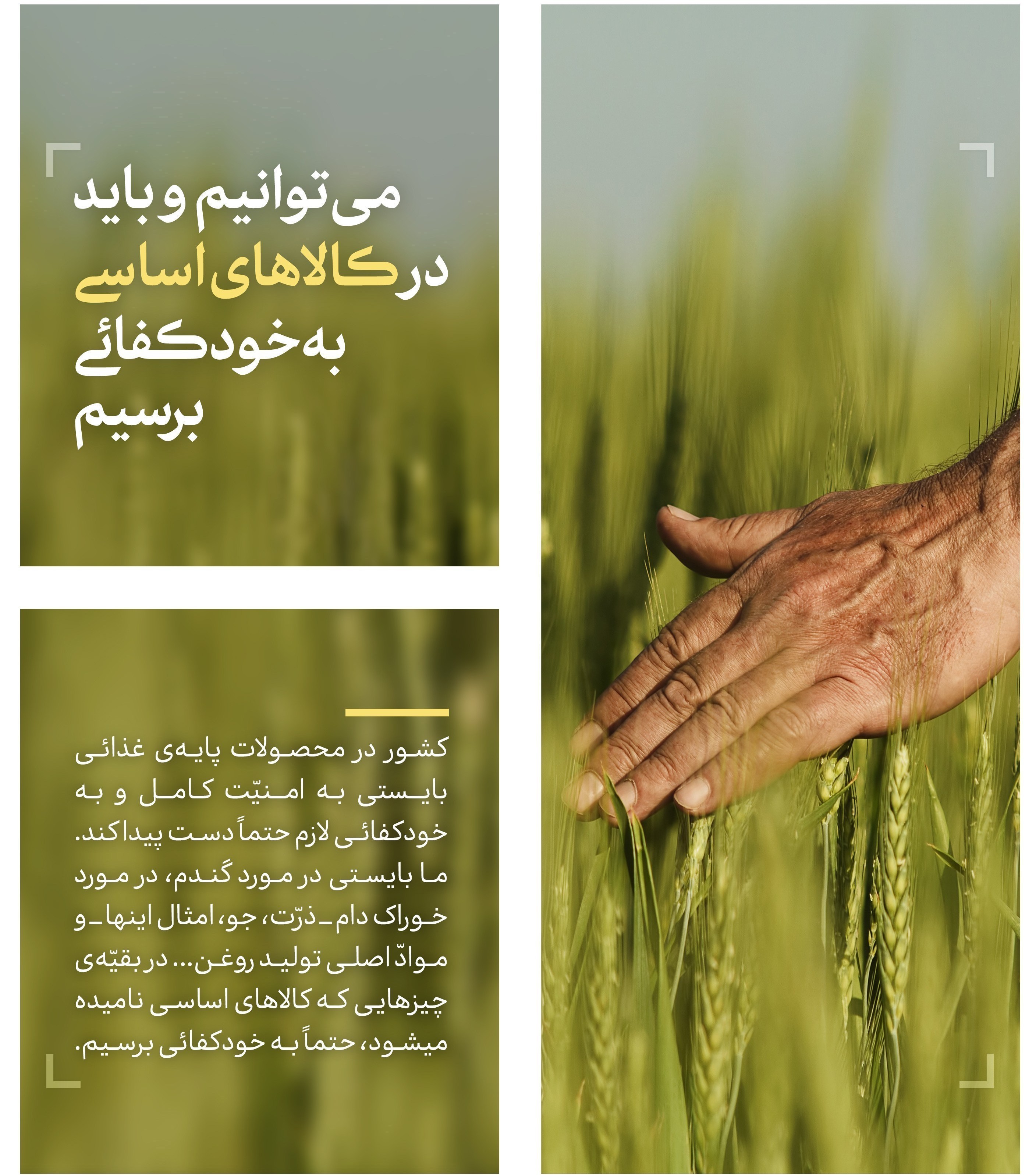 پایگاه اطلاعرسانی دفتر مقام معظم رهبری , کالاهای اساسی ,