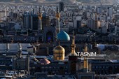 تصاویر هوایی مراسم تشییع پیکر مطهر آقای شهید ایران - مشهد