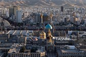 تصاویر هوایی مراسم تشییع پیکر مطهر آقای شهید ایران - مشهد