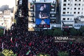 تصاویر هوایی مراسم تشییع پیکر مطهر آقای شهید ایران - مشهد