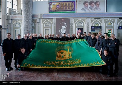 بدرقه کاروان خدام حرم مطهر رضوی اعزامی به کاظمین