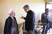 ایمان شمسایی رئیس مرکز ارتباطات، رسانه و امور فرهنگی مجلس شورای اسلامی و حجت الاسلام حمید احمدی رئیس کمیته فرهنگی ستاد اربعین کشور