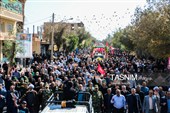 تشییع پیکر سه سرباز شهید پادگان بمپور در رفسنجان
