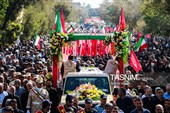 تشییع پیکر سه سرباز شهید پادگان بمپور در رفسنجان