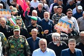 تشییع پیکر سه سرباز شهید پادگان بمپور در رفسنجان