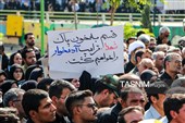 تشییع پیکر سه سرباز شهید پادگان بمپور در رفسنجان