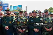 تشییع پیکر سه سرباز شهید پادگان بمپور در رفسنجان