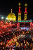 تشییع پیکر  قائد شهید امت در کربلا معلی