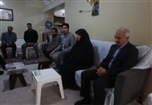 دیدار مسئولان بنیاد شهید با خانواده شهیدان نعمتی در البرز