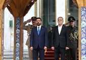 استقبال رسمی پزشکیان از علی الزیدی در سعدآباد