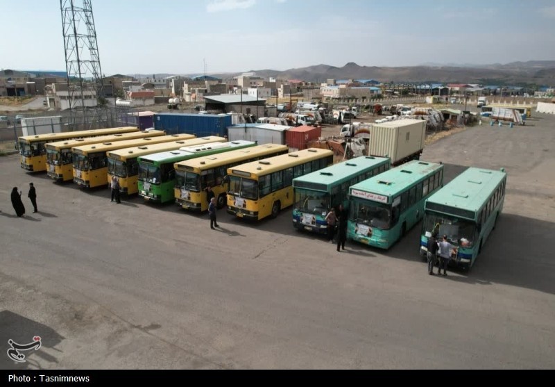 خدمت‌رسانی شهرداری زنجان به زائران اربعین در مرزهای تمرچین و مهران