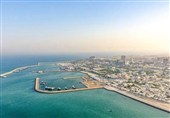صاروخ یصیب ساحل مدینة سوزا فی جزیرة قشم