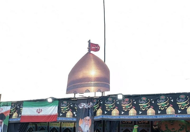 موکب فاطمیون ایلخچی پذیرای زائرین اربعین در مسیر عشق