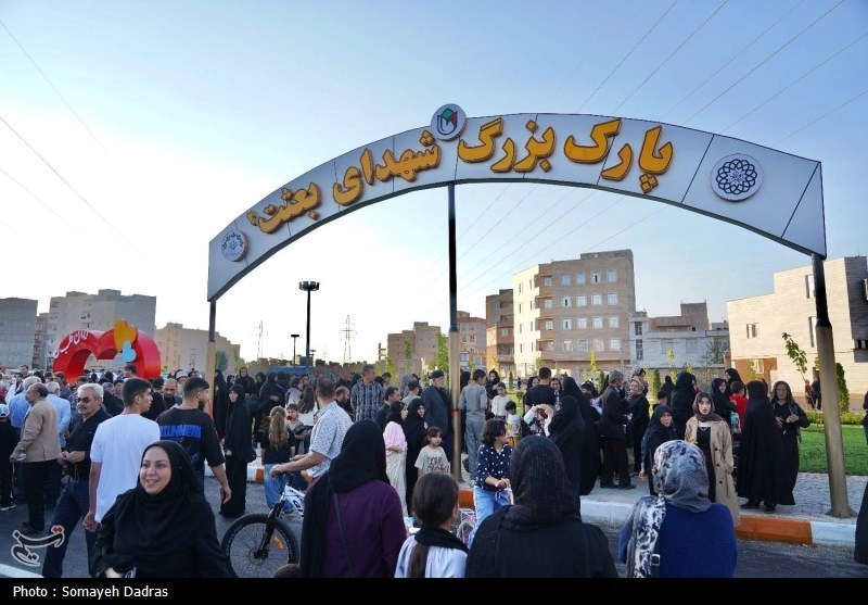 افتتاح فاز دوم پارک شهدای بعثت؛ گامی تازه در توسعه فضای سبز اردبیل