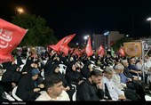 خروش حماسی مردم بوشهر در اجتماع شبانه 145