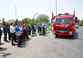اعزام نیروها و تجهیزات مدیریت بحران یزد به مرز مهران