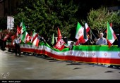 زنجیره انسانی اصفهانی‌ها در دفاع از کوه کلنگ نطنز و حمایت از جنوب کشور