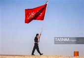 پیاده روی اربعین حسینی در منطقه الرفاعی عراق