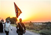 پیاده روی اربعین حسینی در منطقه الرفاعی عراق