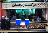 آغاز خدمات‌رسانی موکب شهدای کربلا زنجان در مرز خسروی