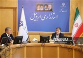 دیدار استاندار اردبیل با هیأت جمهوری آذربایجان در هفته استان