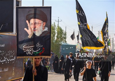پیاده روی اربعین حسینی در رمیثه عراق