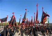پیاده روی اربعین حسینی در رمیثه عراق