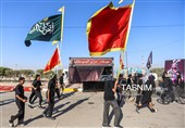 پیاده روی اربعین حسینی در رمیثه عراق